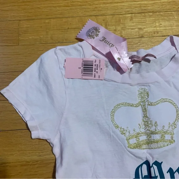 Juicy Couture Pam Gela My Dog For President T-Shirt Pink Women's Small NWT - Picture 3 of 6